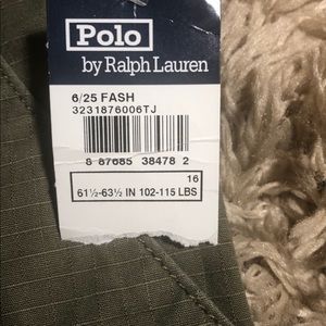 NWT Army Green Polo Ralph Lauren Cargo Shorts